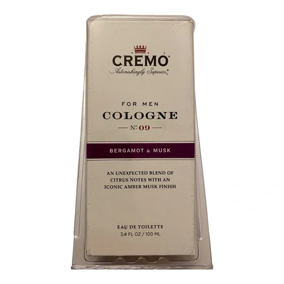 Cremo Bergamot and Musk 3.4 oz / 100 mL Eau De Toilette Spray NEW - Discontinued - Picture 4 of 10